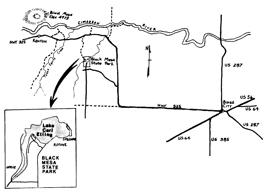 black mesa oklahoma map
